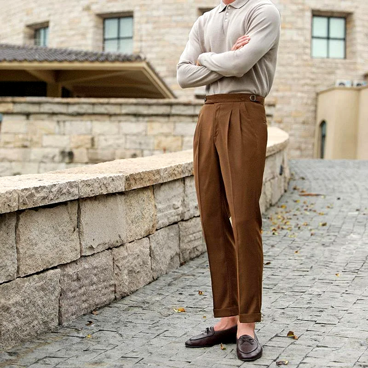Antonios Pleated Trouser