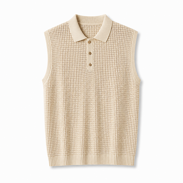 Nero Sleeveless Polo