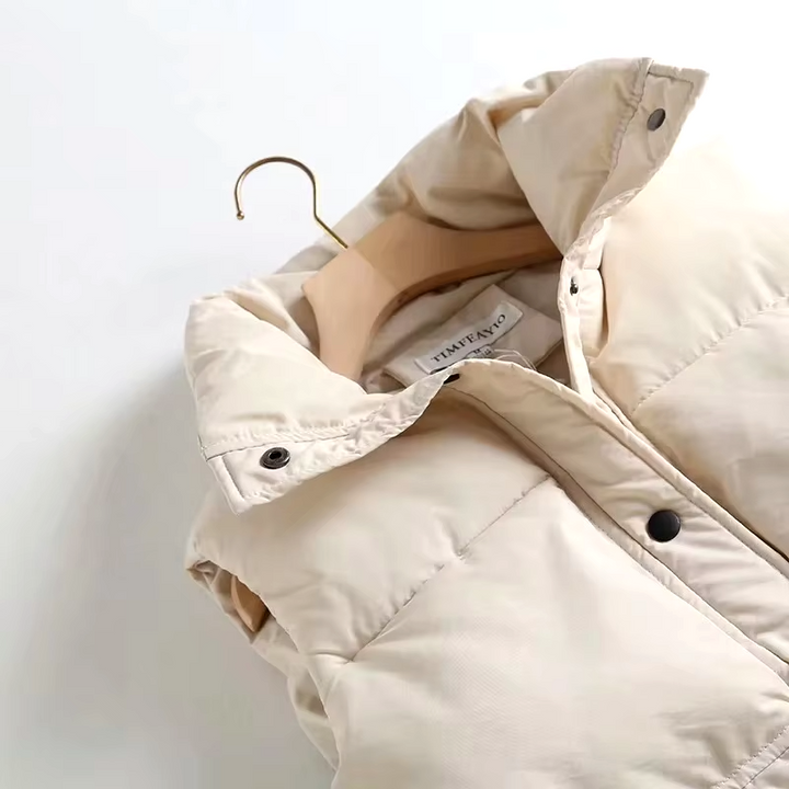 Timfeayio Satin Puffer Vest