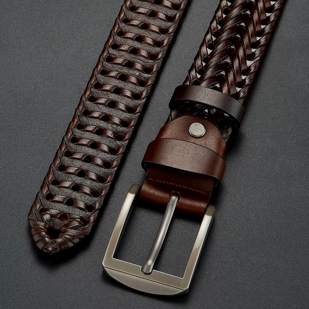 Bergamo Braided Leather Belt