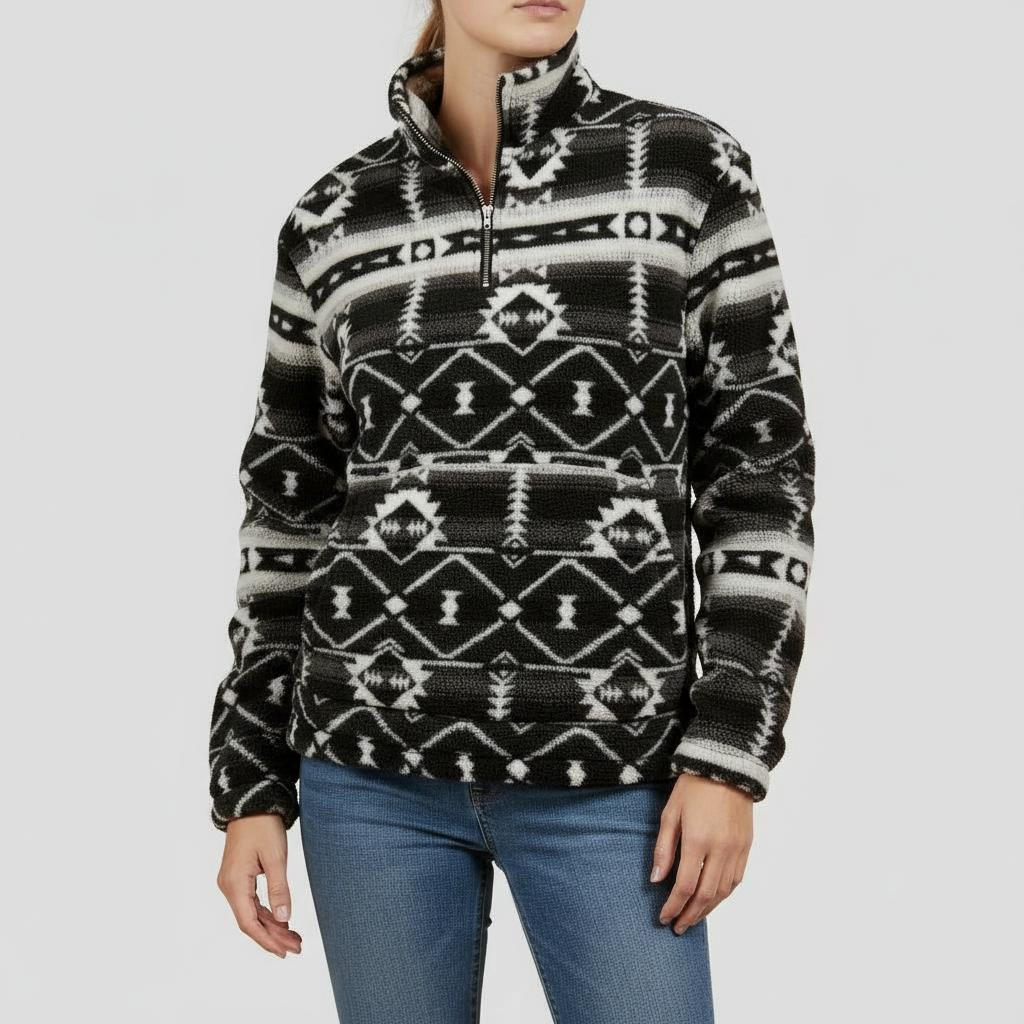 Kaia Aztec Fleece Pullover