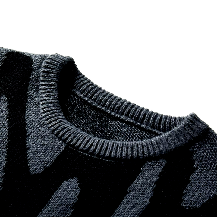 Abstract Wool Sweater