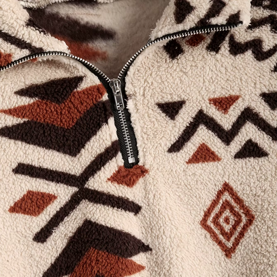 Kaia Aztec Fleece Pullover