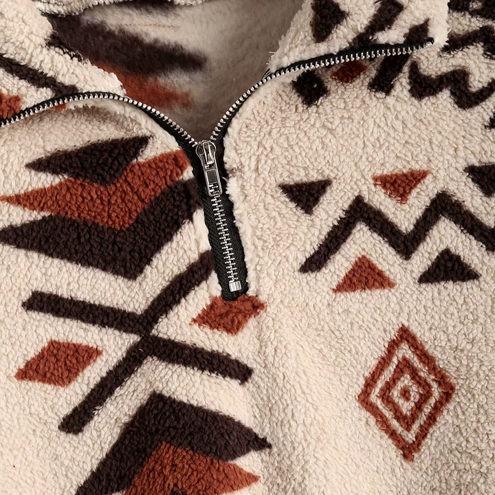 Kaia Aztec Fleece Pullover