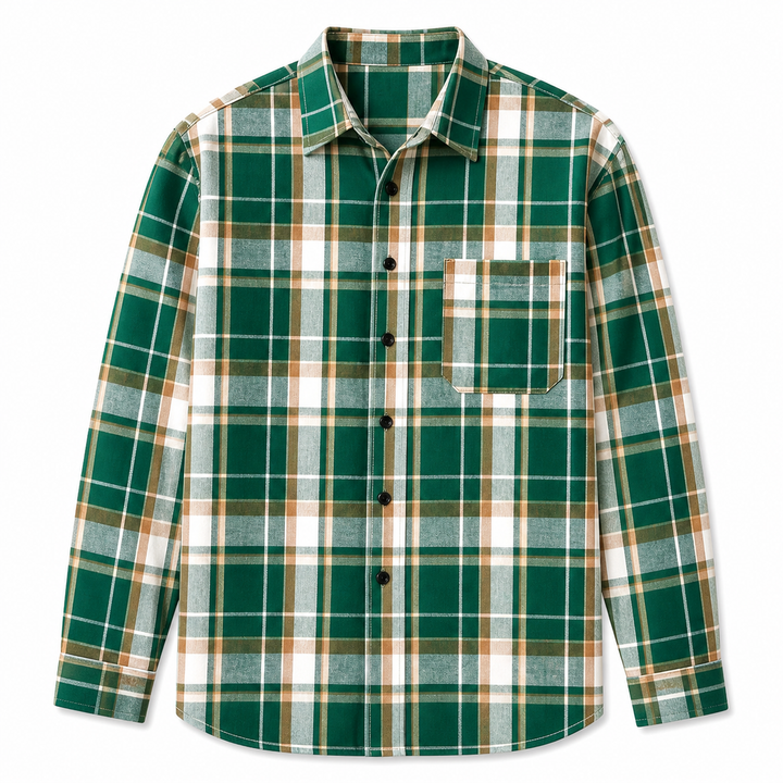 Todd Plaid Cotton Shirt