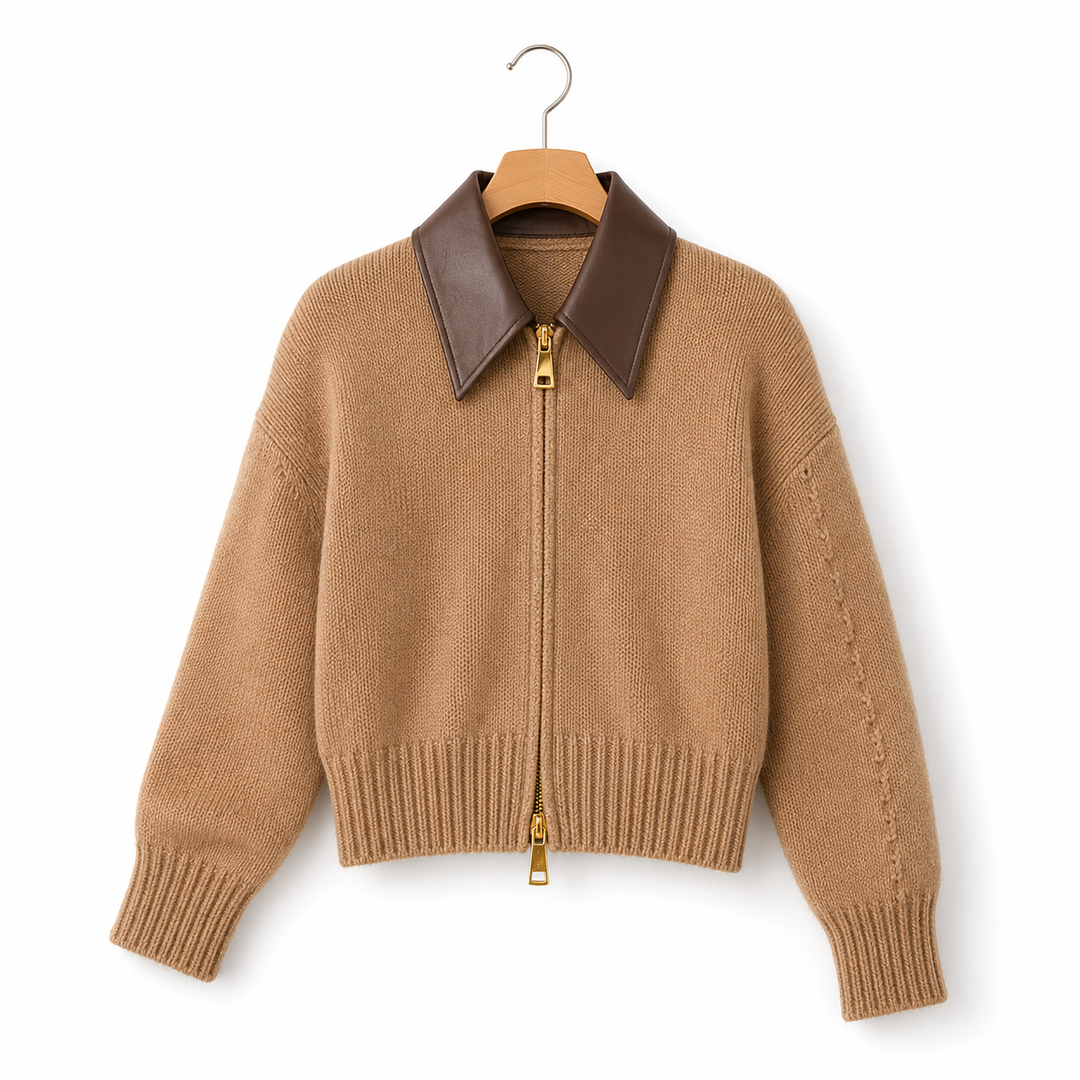 Clara Front-Zip Sweater