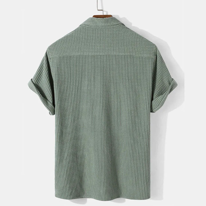 Waffle Textured Polo Shirt