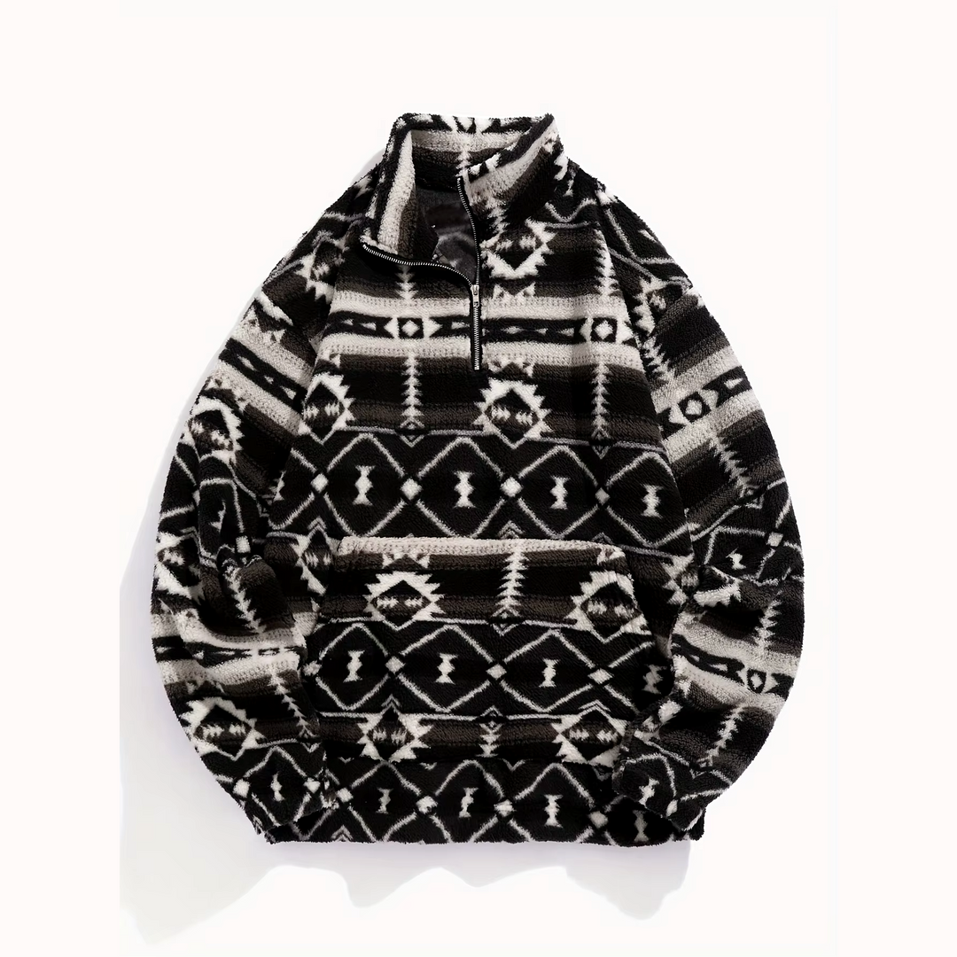 Kaia Aztec Fleece Pullover