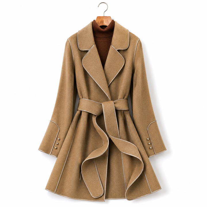 Laurent Wool Trench Coat
