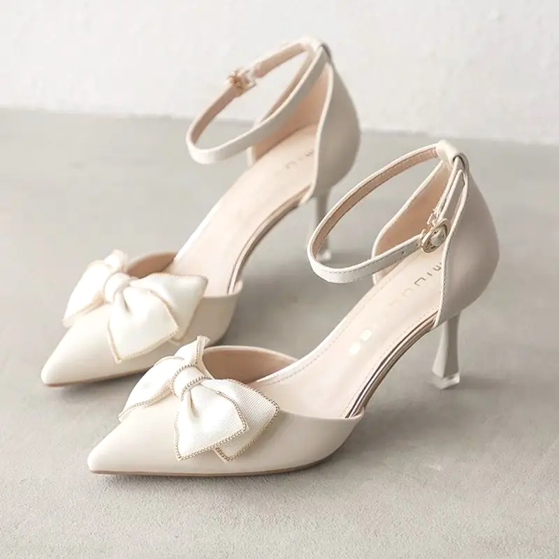 Olivine Bow High Heel