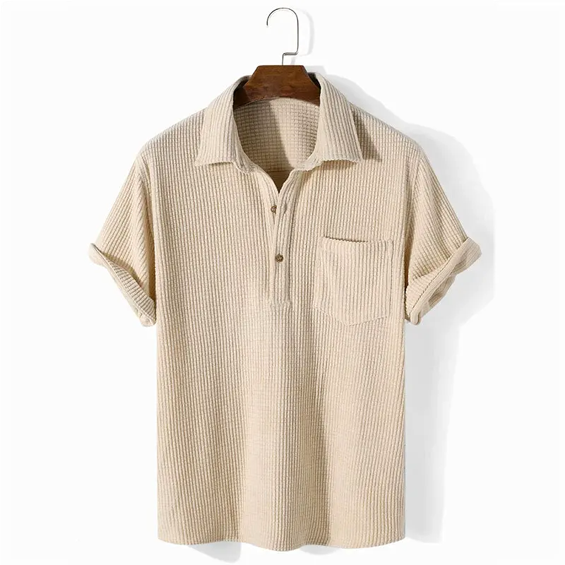 Waffle Textured Polo Shirt