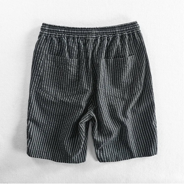 Relaxed Bold Stripes Shorts