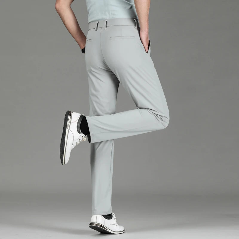 Harvey Stretchable Silk Pants