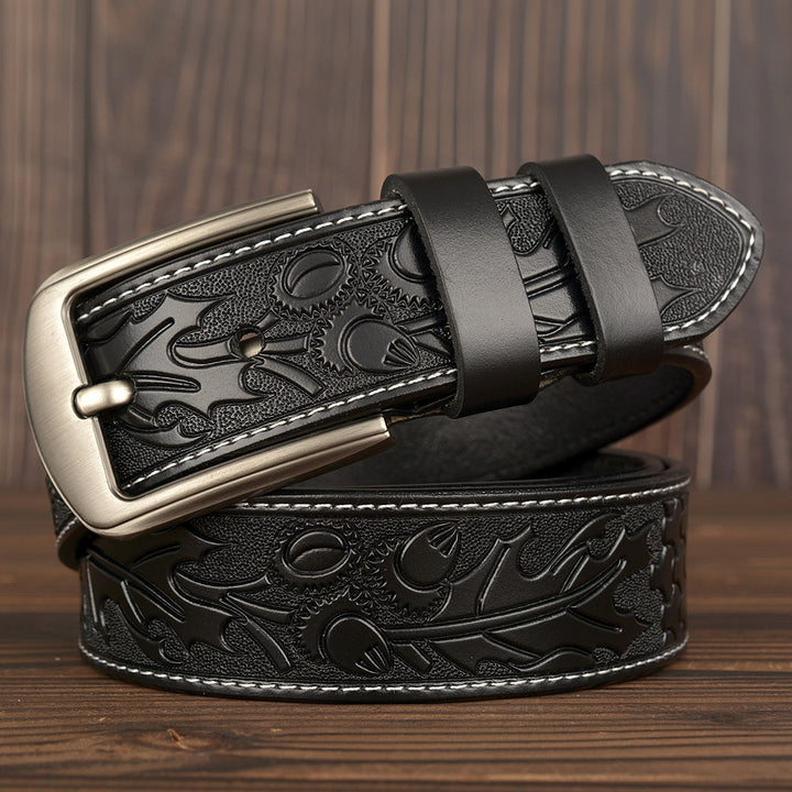 The Foreman Carved Belt