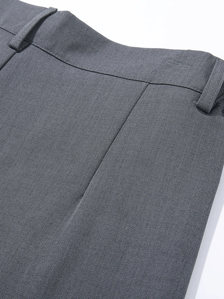 Straight Cut Pleated Pant