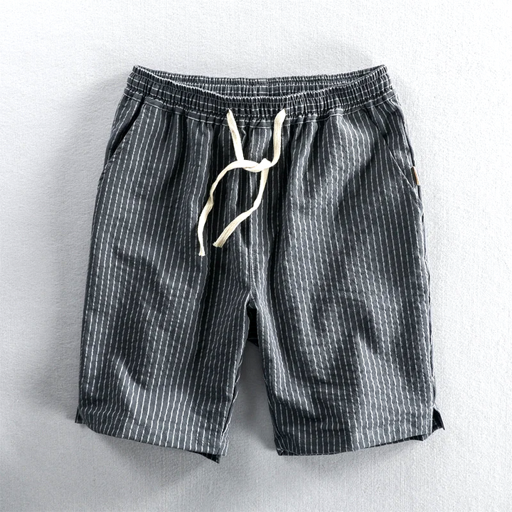 Relaxed Bold Stripes Shorts