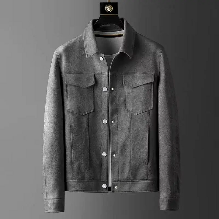 Northbound Suede Trucker Jacket