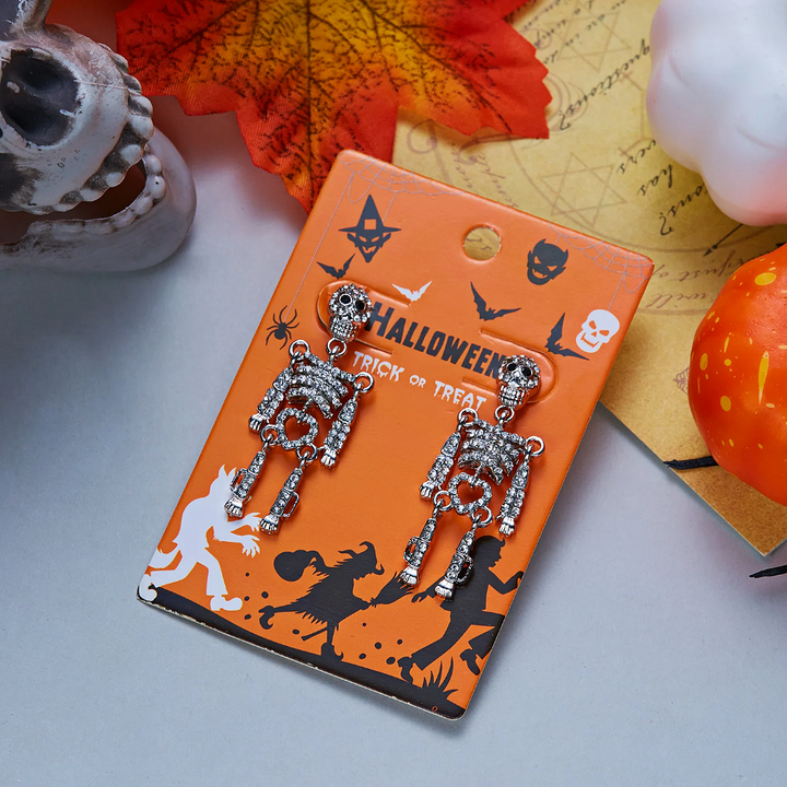 Skeleton Drop Earrings