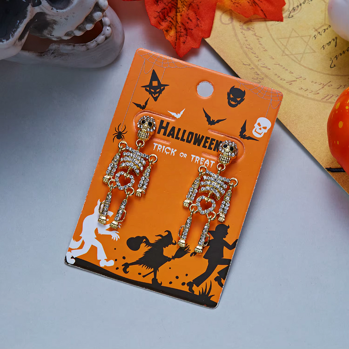 Skeleton Drop Earrings