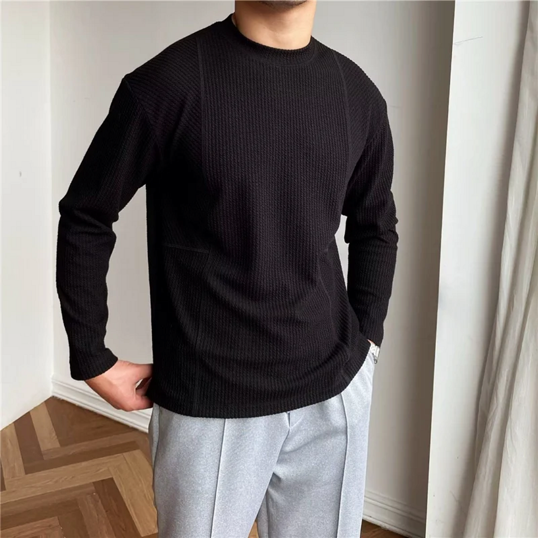 Crawford Textured Long Sleeve Tee