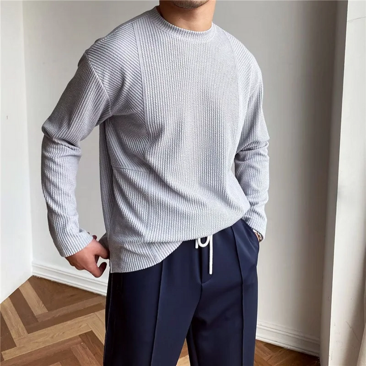 Crawford Textured Long Sleeve Tee
