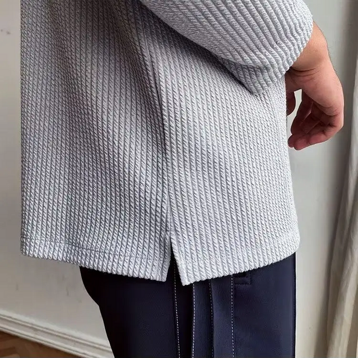 Crawford Textured Long Sleeve Tee