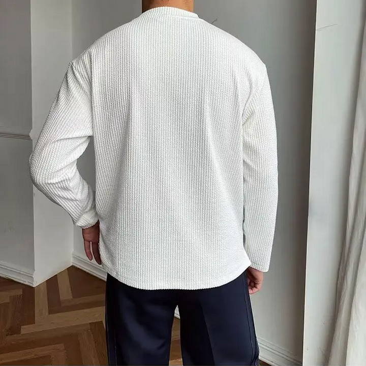 Crawford Textured Long Sleeve Tee