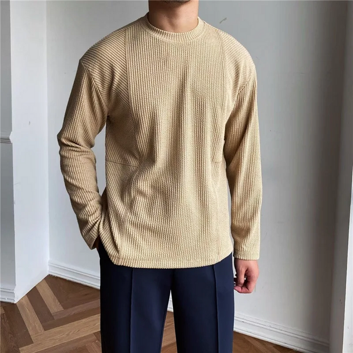 Crawford Textured Long Sleeve Tee