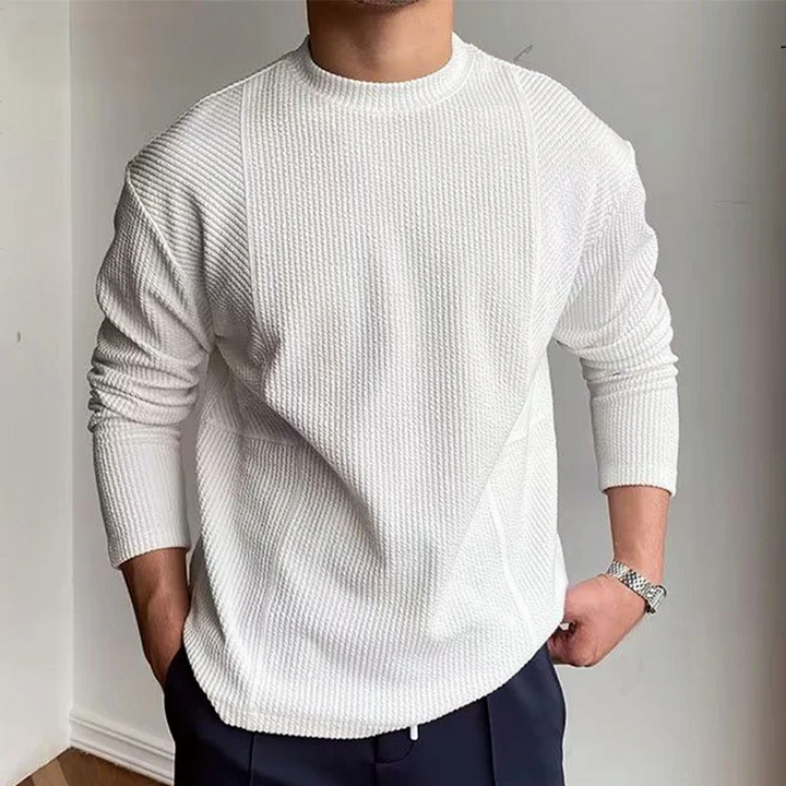 Crawford Textured Long Sleeve Tee