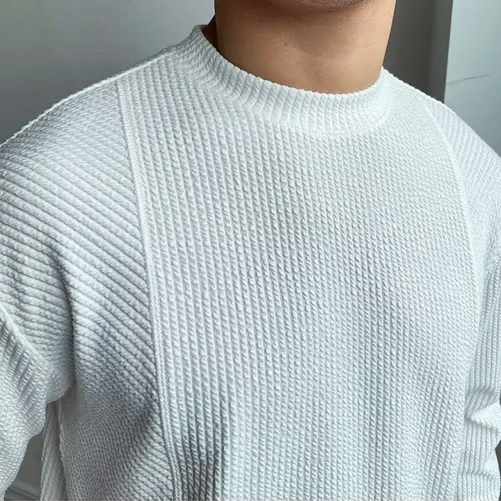 Crawford Textured Long Sleeve Tee