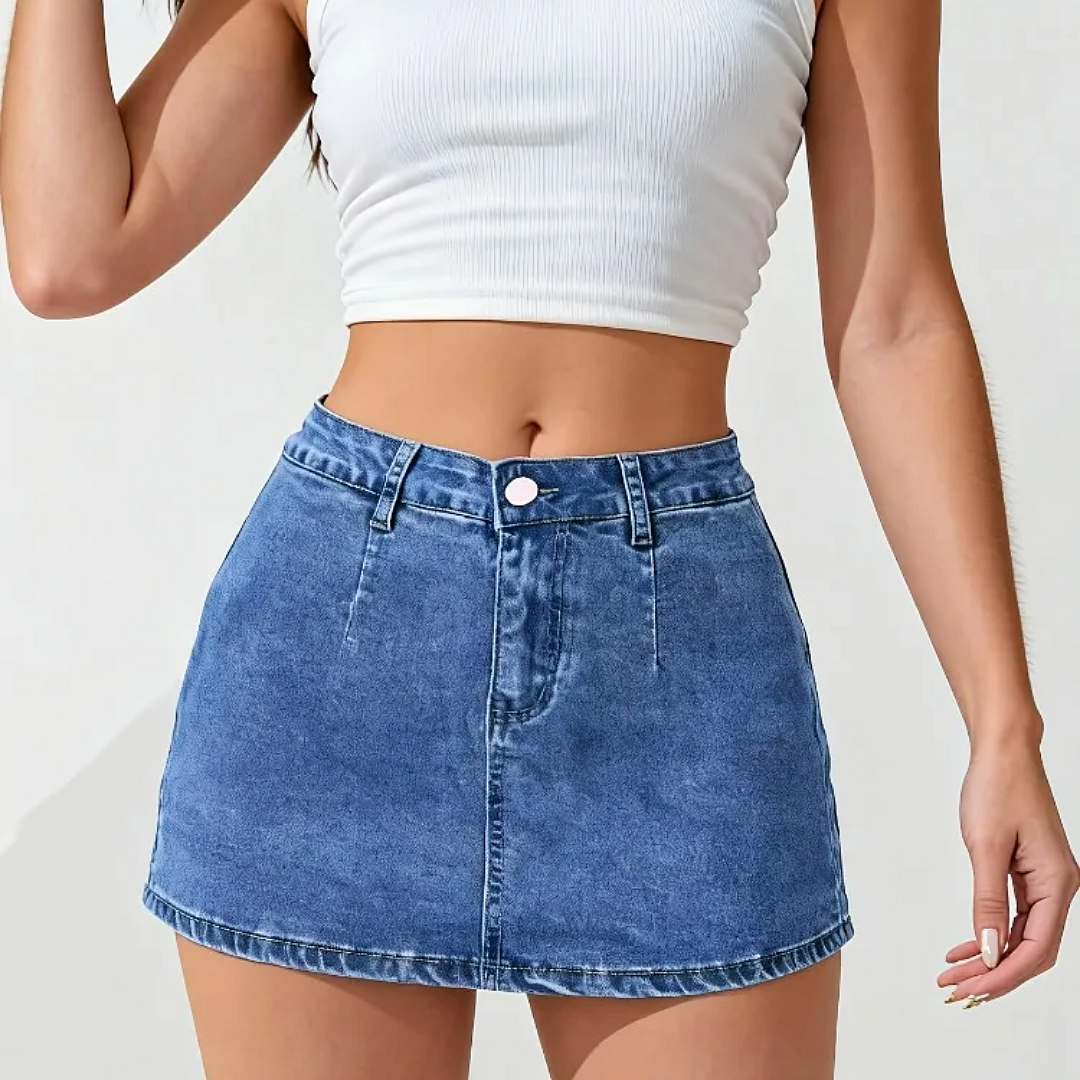 Camelia Denim Skort