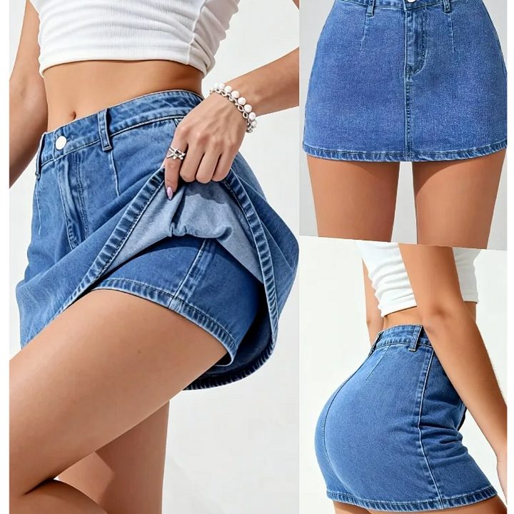 Camelia Denim Skort