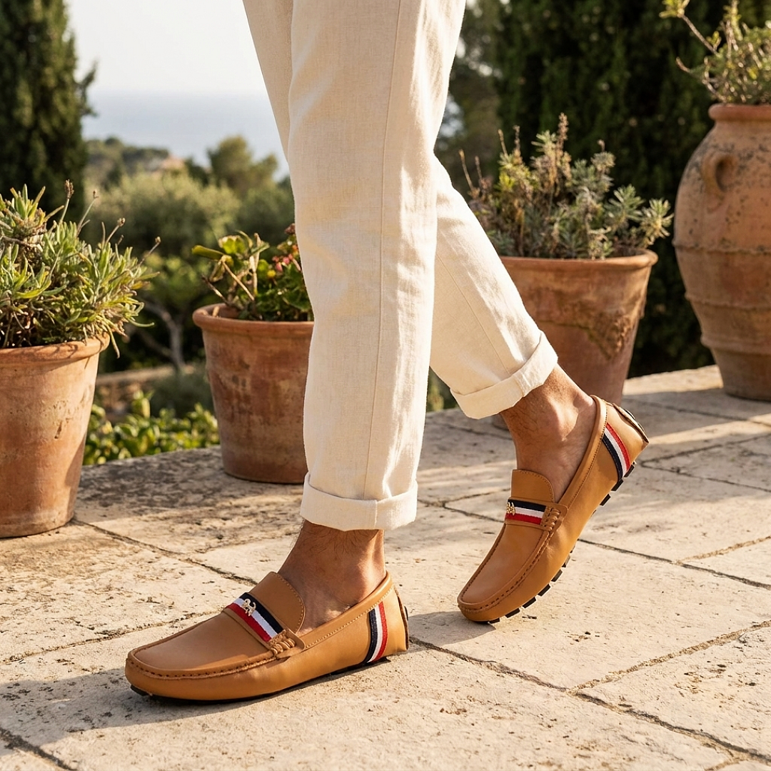 Lambert Stripe Loafers