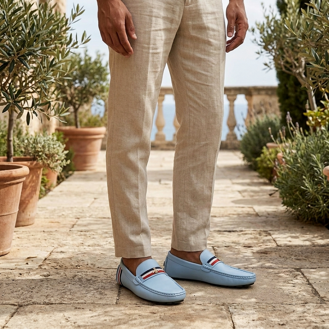 Lambert Stripe Loafers