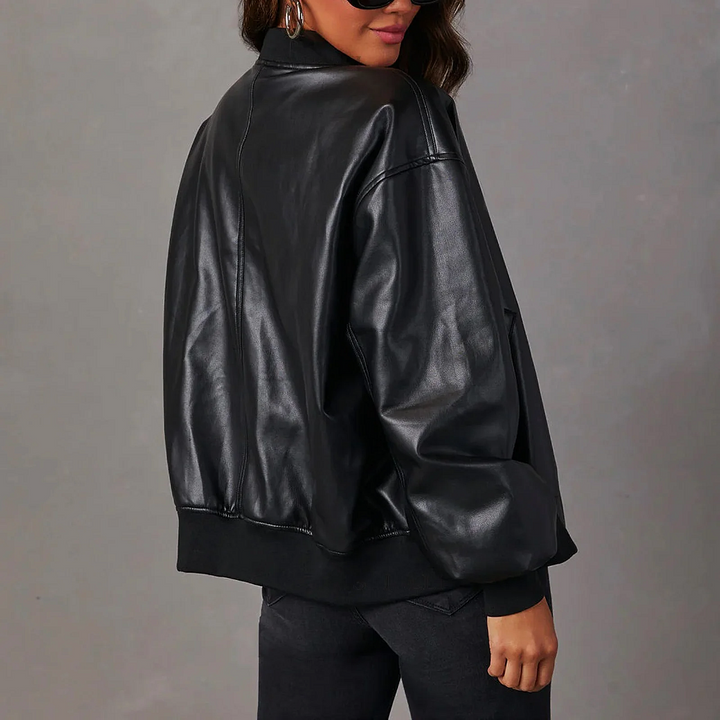 Dakota Leather Bomber Jacket