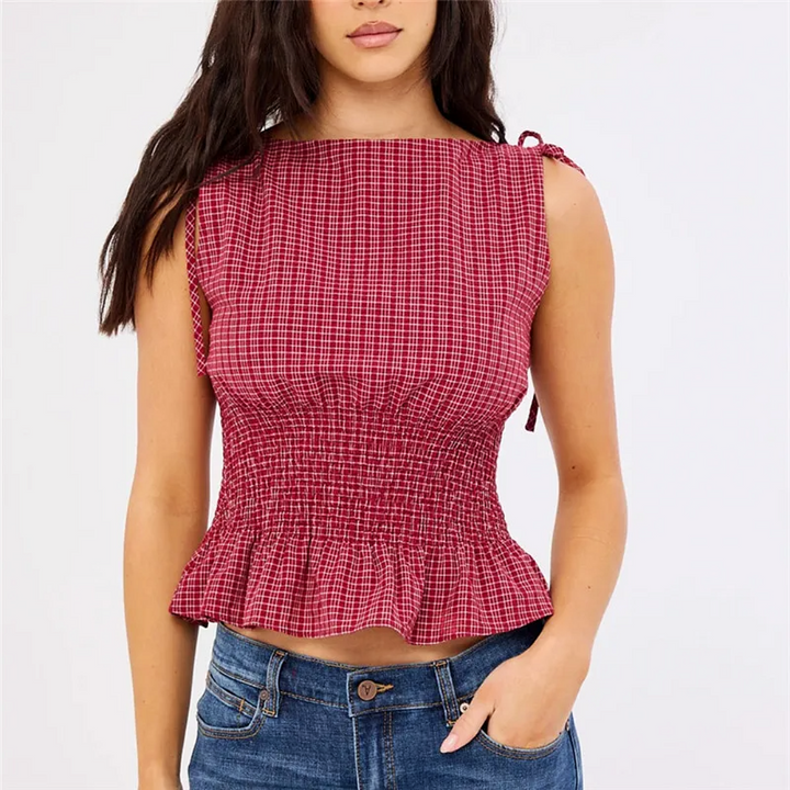 Marseille Check Top