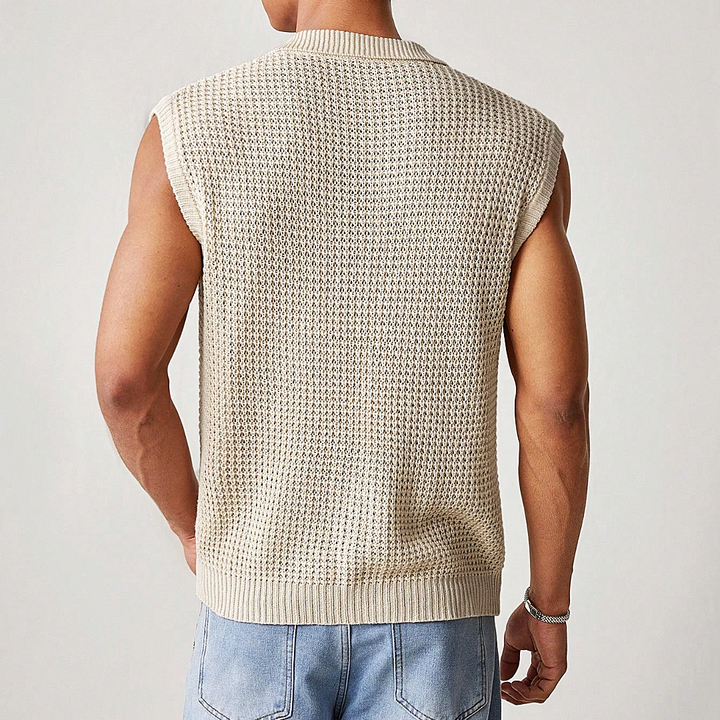 Nero Sleeveless Polo