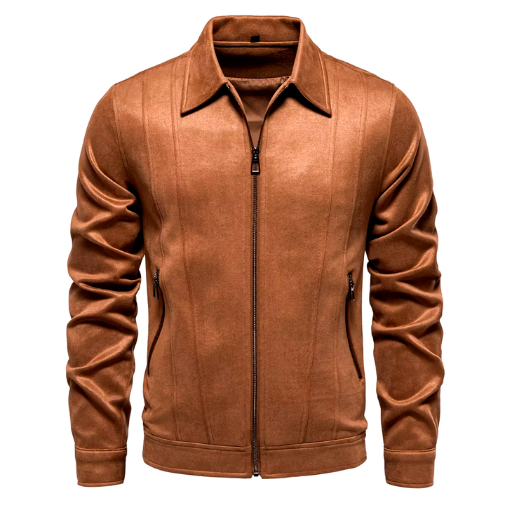 Verdant Suede Trucker Jacket