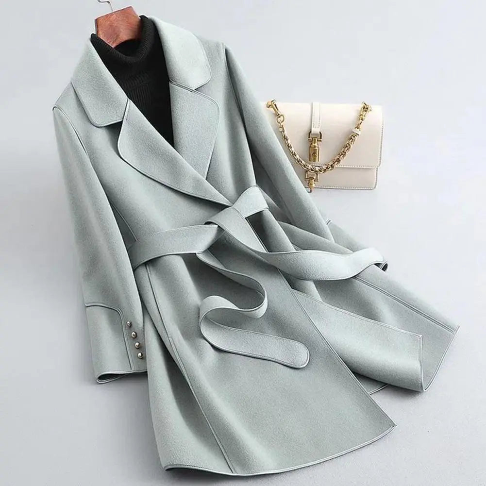 Laurent Wool Trench Coat
