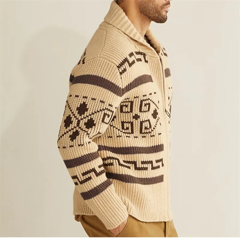 Lucius Jacquard Cardigan