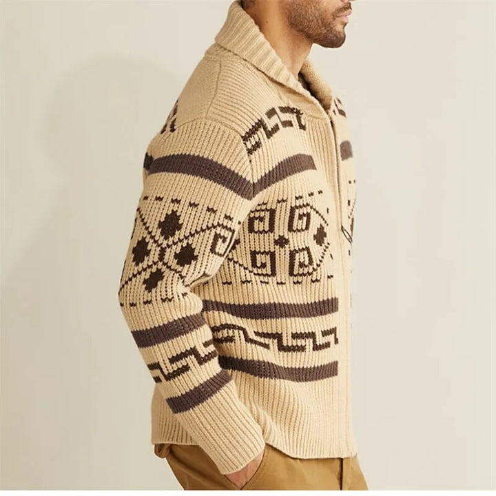 Lucius Jacquard Cardigan