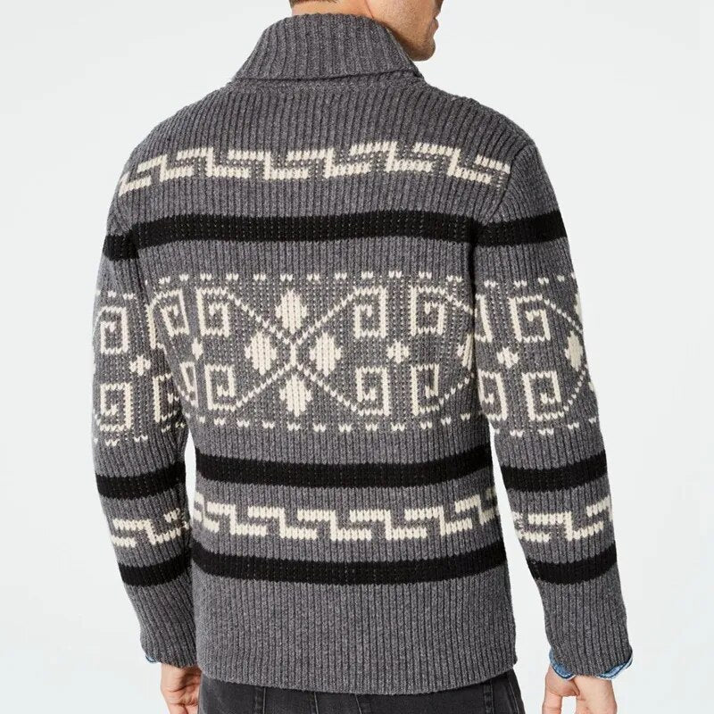 Lucius Jacquard Cardigan